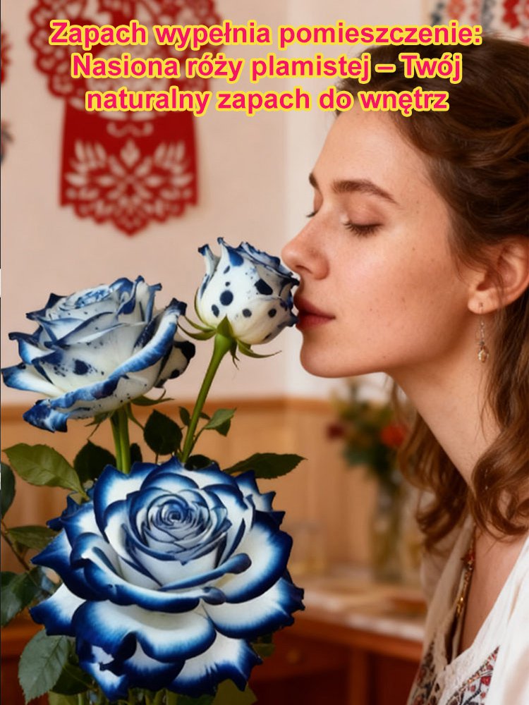 Nasiona wielogłowego plamistego róży.