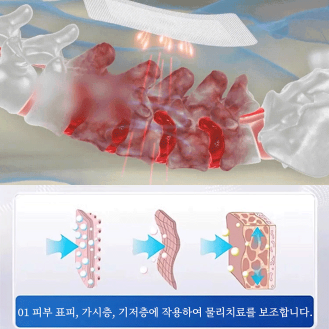 【한 번에 통증 완화】목 어깨 허리 다리 전용 자석 요법 패치