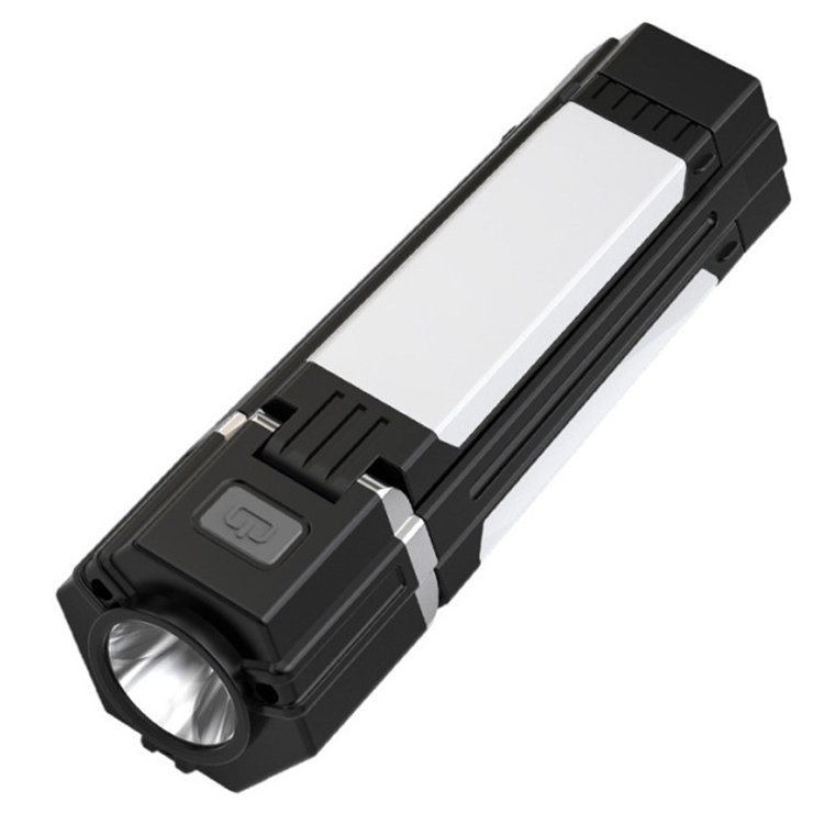 「変形できる」アウトドア向け多機能照明