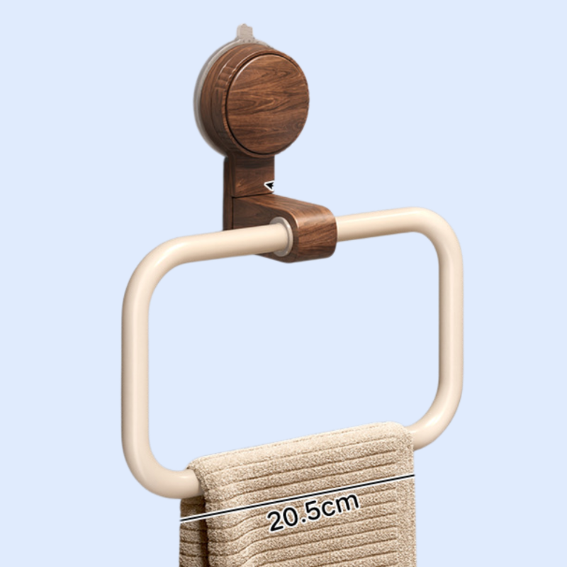 Walnut towel rack