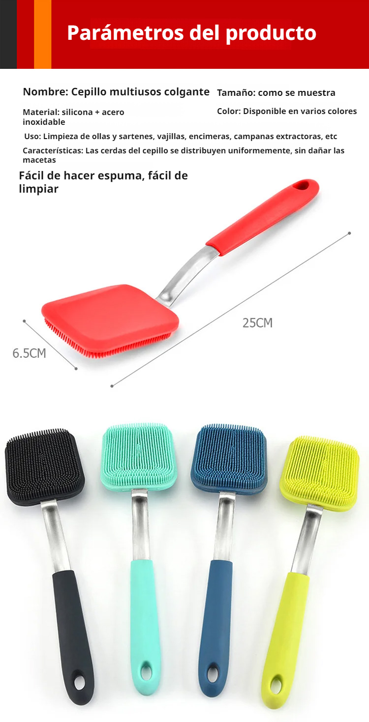 Cepillo de silicona para ollas