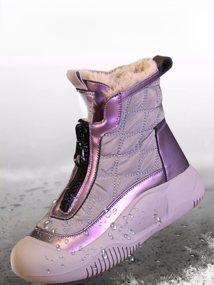 Chaussures en coton, chaudes et imperméables, rembourrées