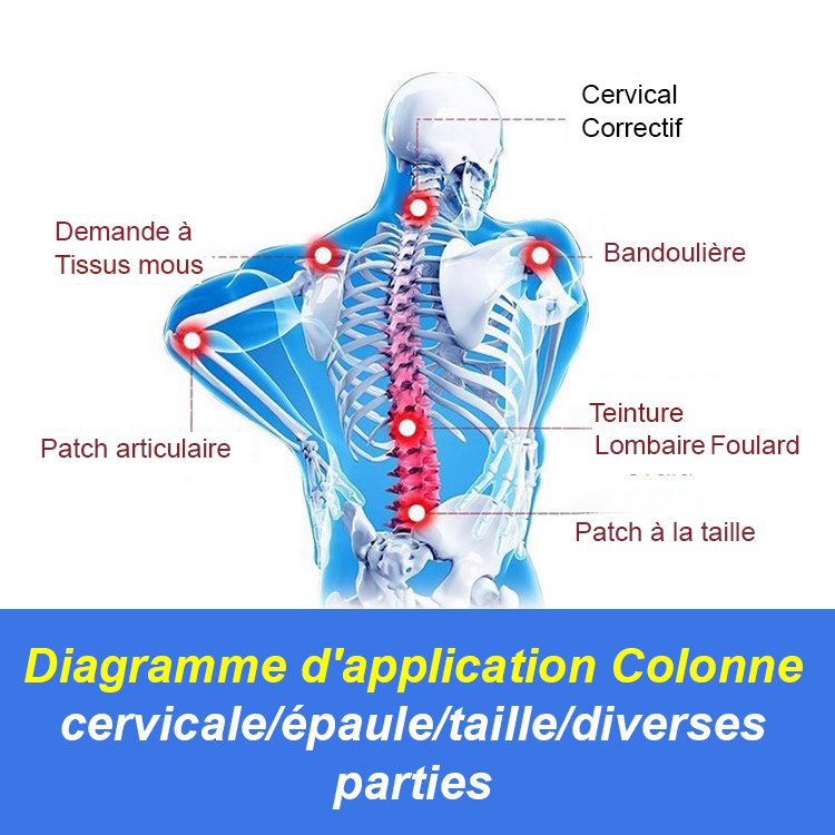 【Développé à Paris, certifié CE】Patch de magnétothérapie polyvalent pour le cou,