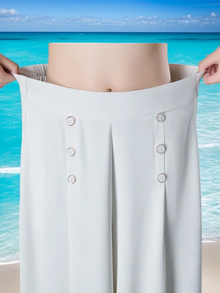 美脚ワイドパンツ