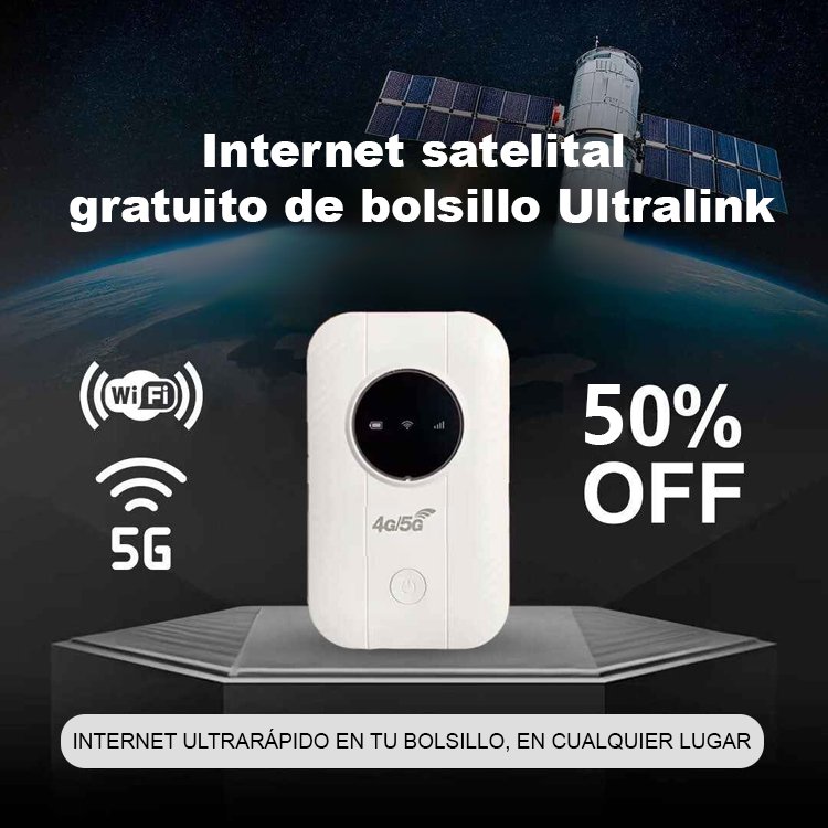 【Internet gratis en el bolsillo】Router 5G