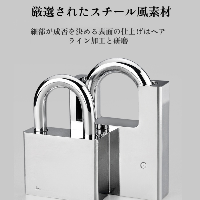 家庭用オリジナルこじ開け防止ロック 防錆三日月南京錠ロックヘッド 防水ロック解除ロックロック