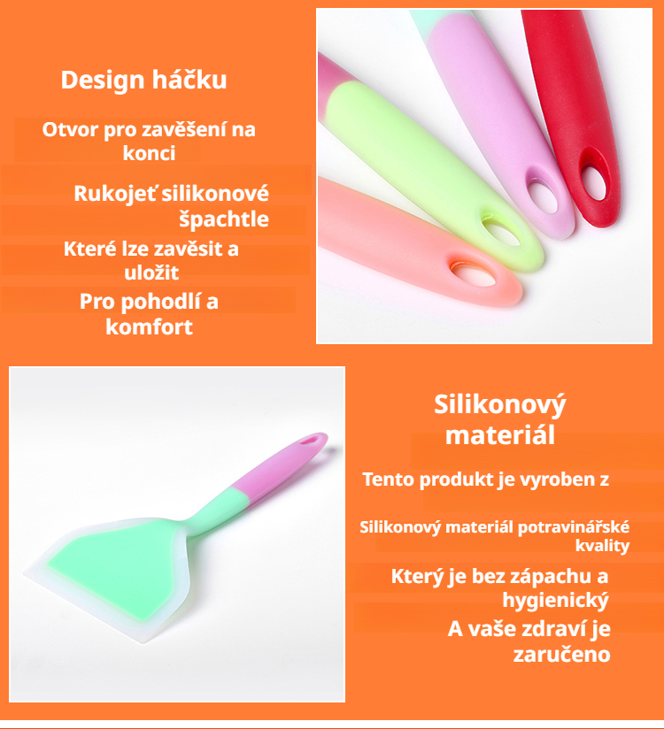 Tamagoyaki špachtle odolná vůči vysokým teplotám