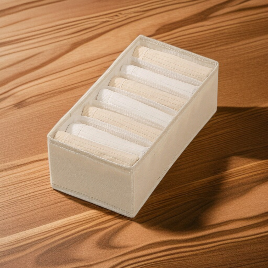 折り畳み可能分割下着収納ボックス