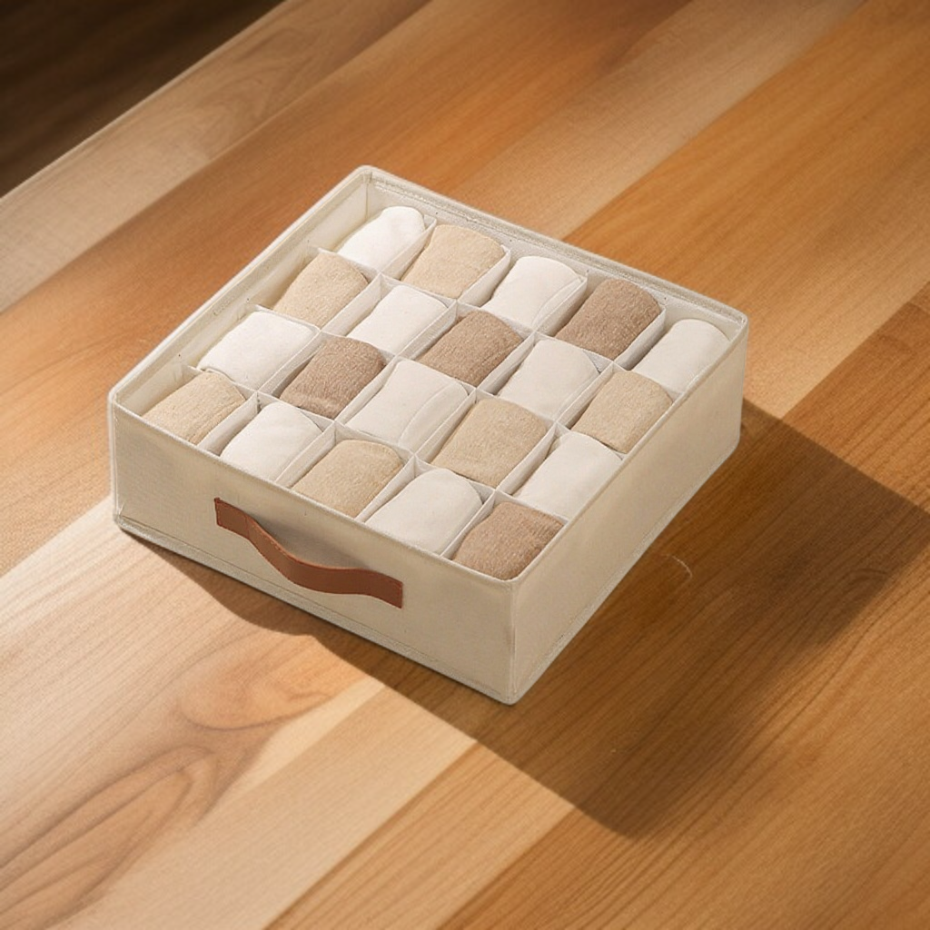 折り畳み可能分割下着収納ボックス