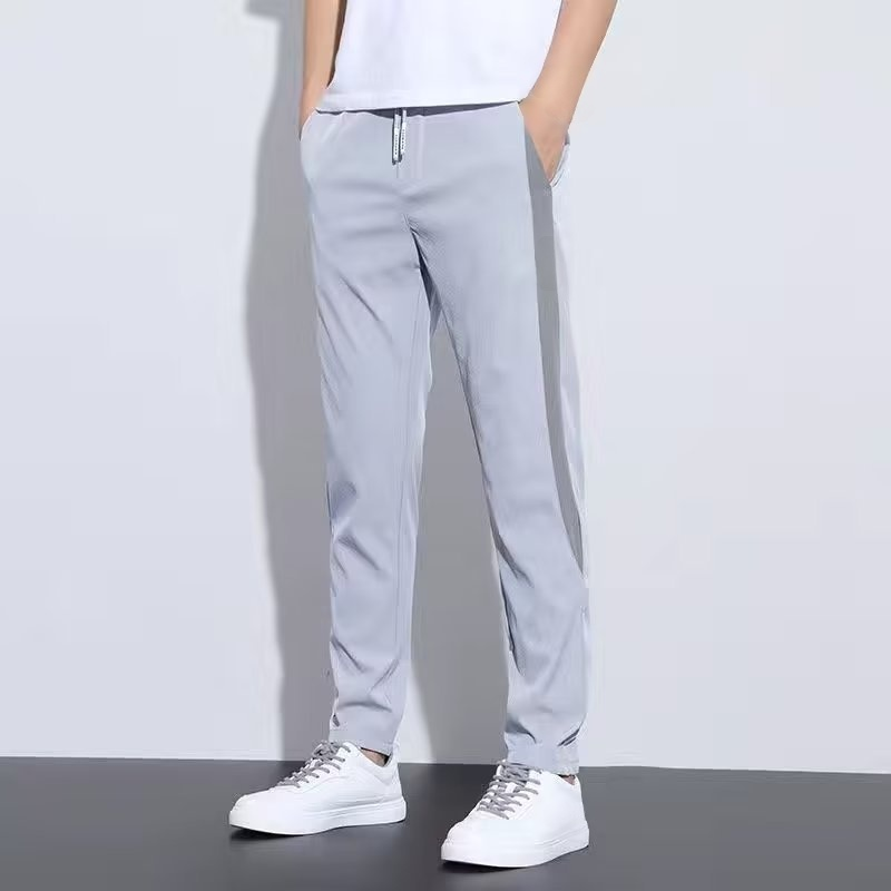 남성 슬림핏 와이드 스트레이트 팬츠