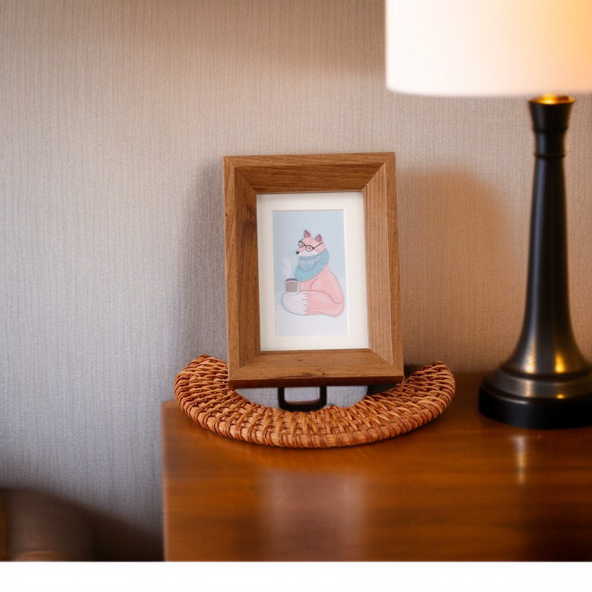 Polaroid couple photo frame