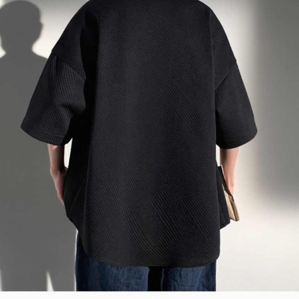 ワッフル半袖 大きいサイズの紳士服 レジャー 大きいサイズ ファッション 普段着