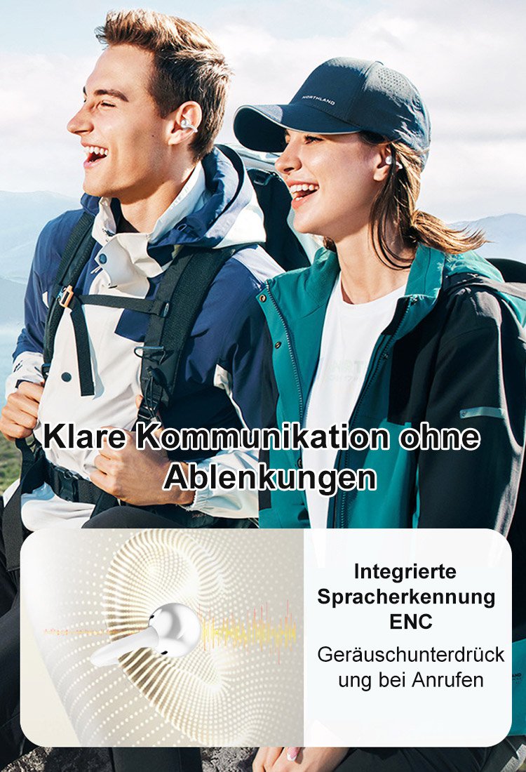 [Keine Ohrenschmerzen] Hochwertiges Nicht-In-Ear-Bluetooth-Headset
