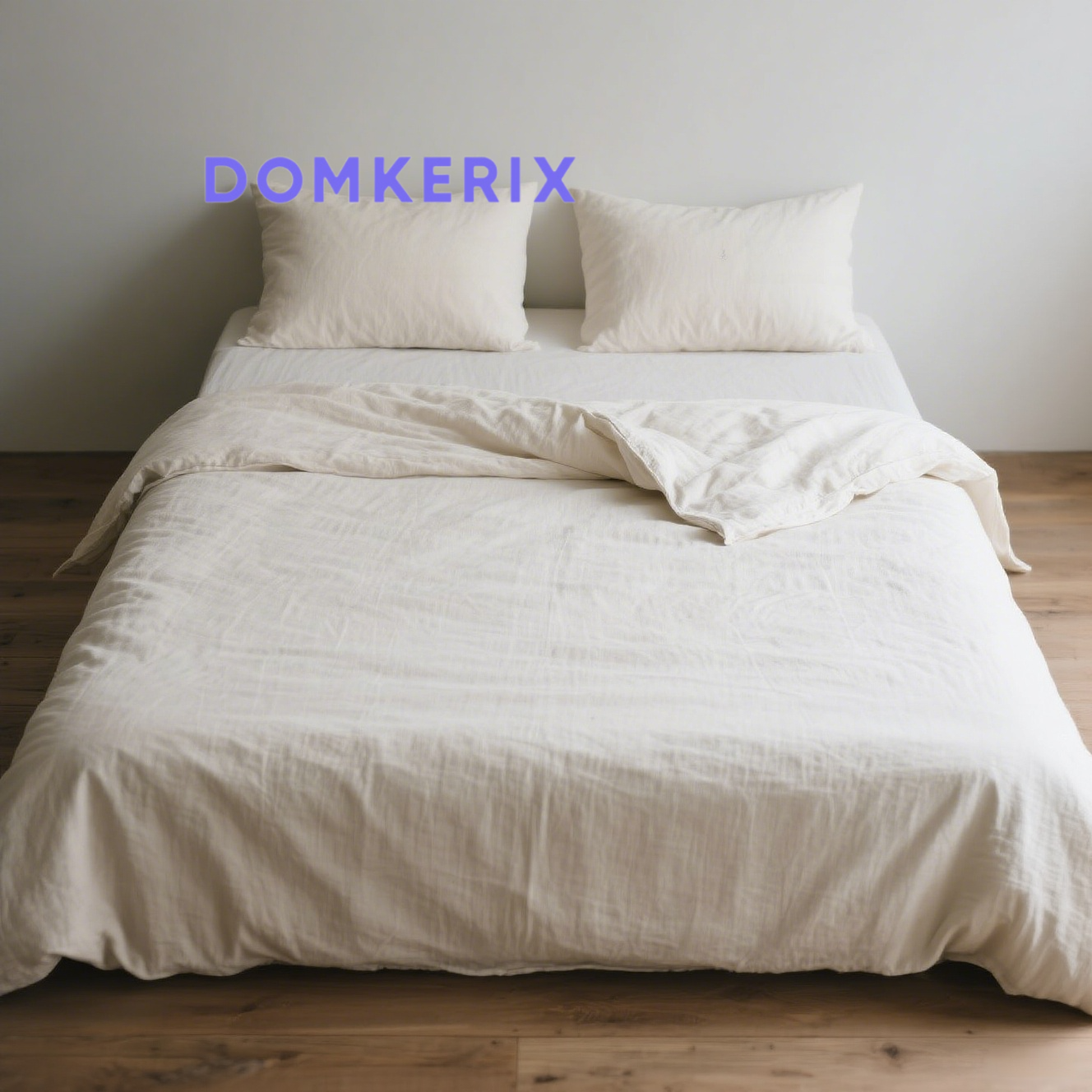 シンプルデザインの枕カバー2枚セット