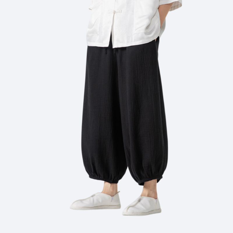 بنطلون واسع الساق فضفاض