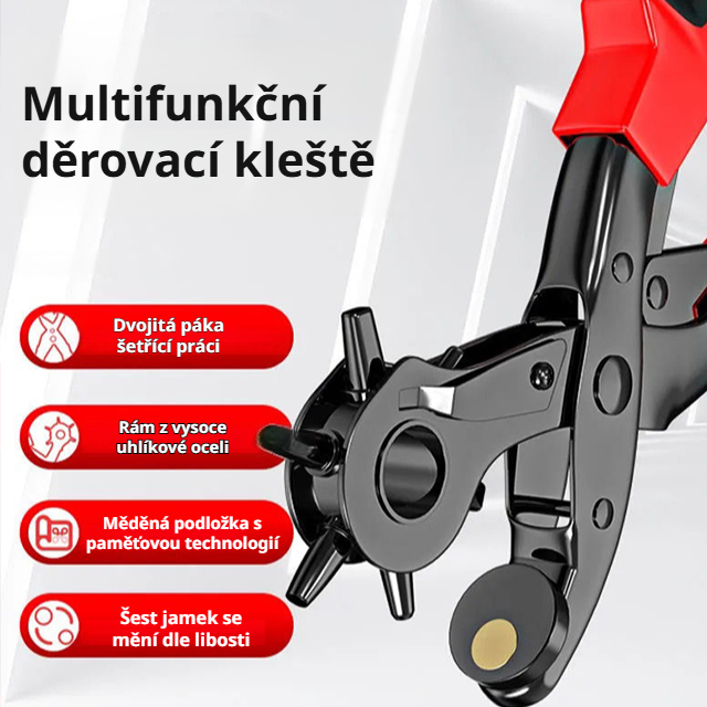 Sada děrovačů na kůži 