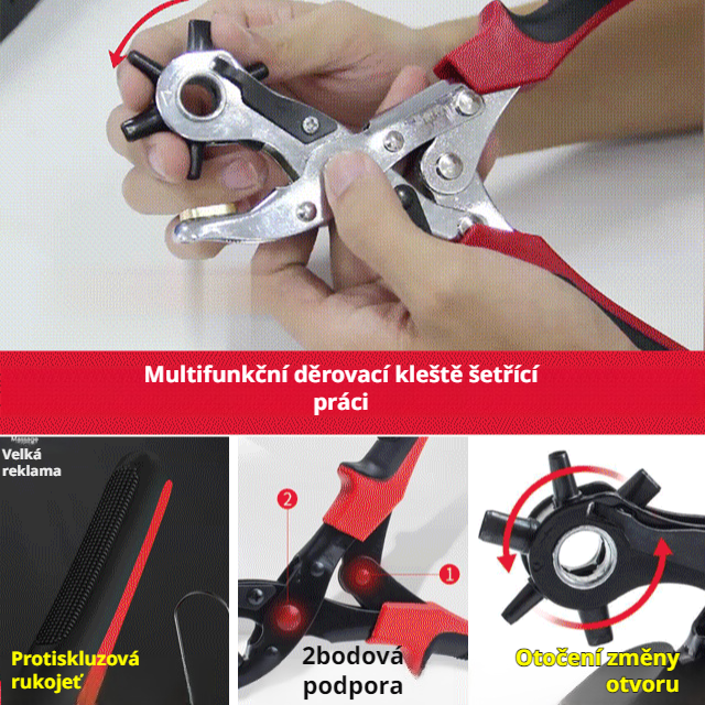 Sada děrovačů do kůže