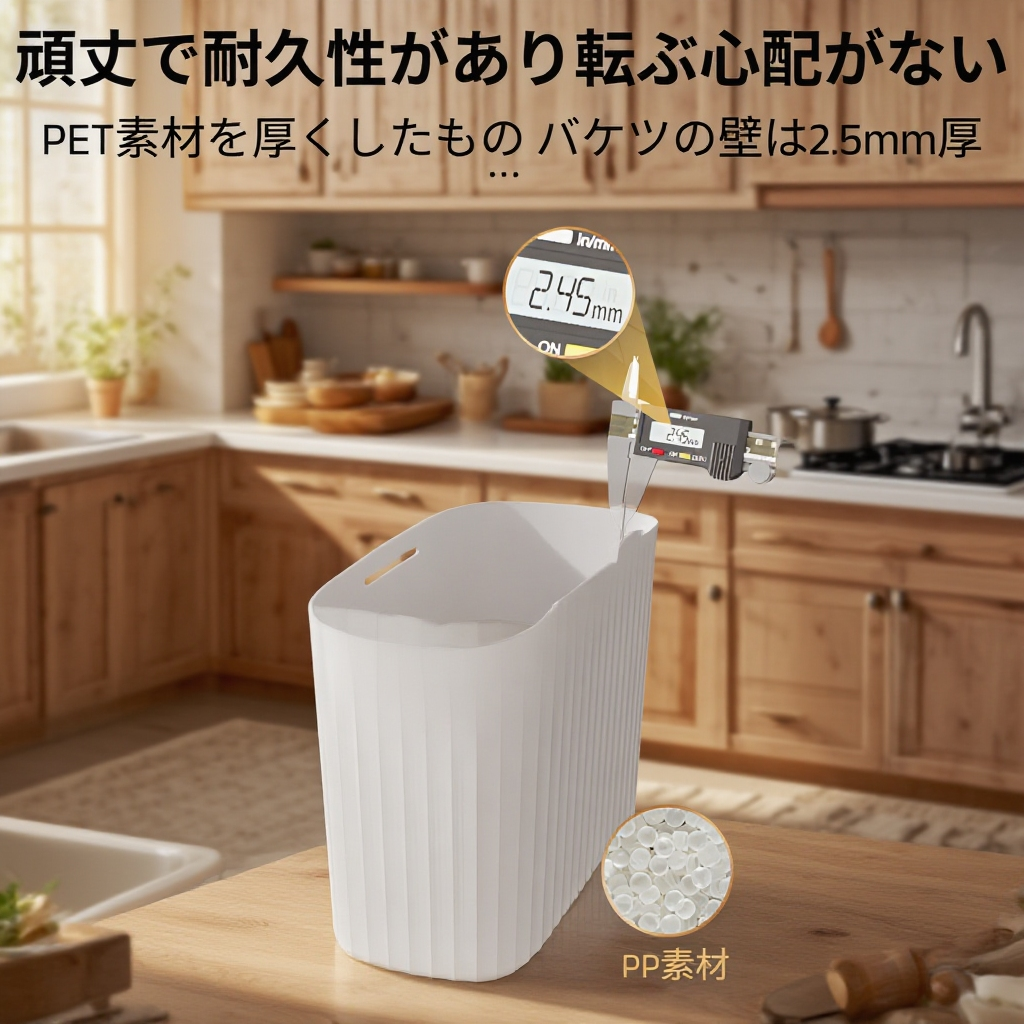 軽量で持ち運びやすいおしゃれゴミ箱