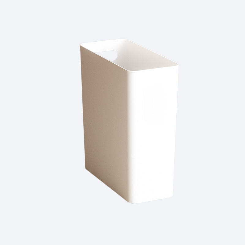 Large capacity crevice plastic trash can