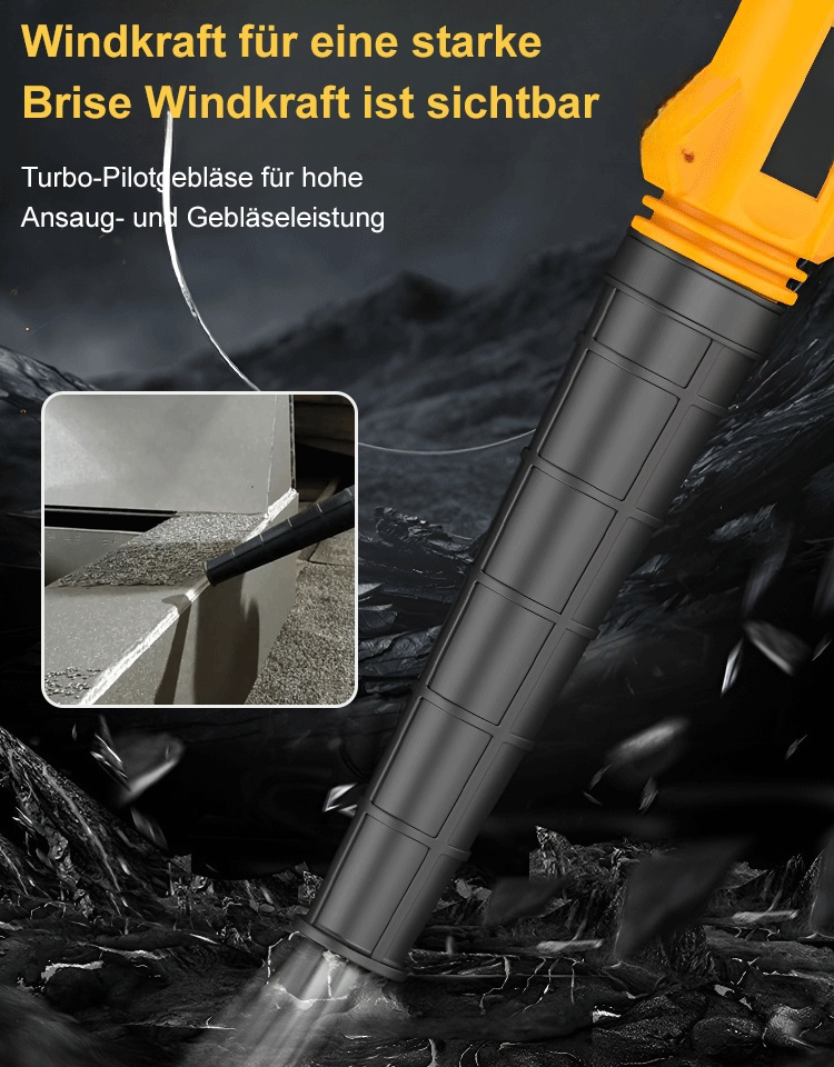 Kabellose Hochleistungs-Schneefräse zum Blasen und Saugen