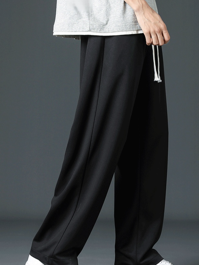 드레이프 통기성 남성 접촉냉감 캐주얼 팬츠