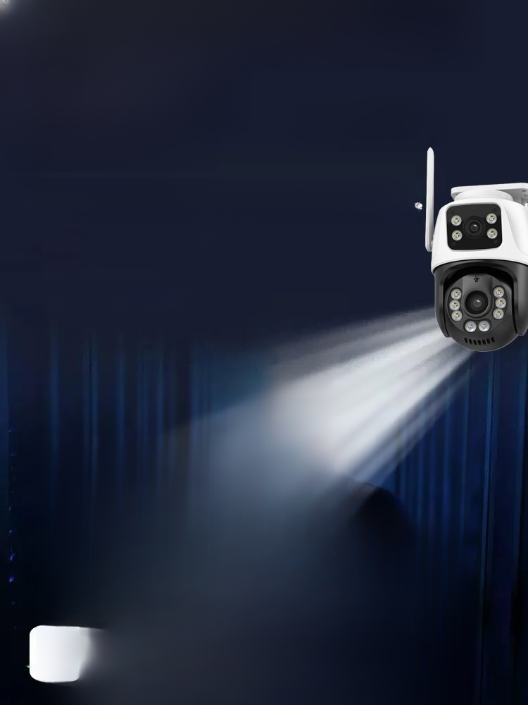 2-in-1 Wireless Dual-Camera Security Camera