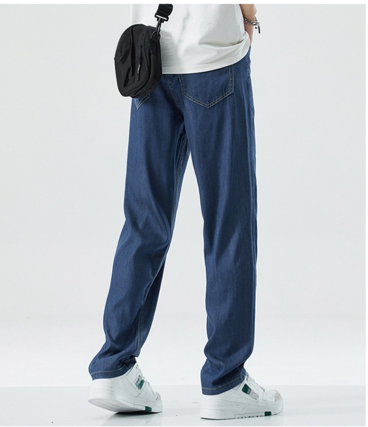 通気性とデザイン性を兼ね備えたテンセルデニムパンツ