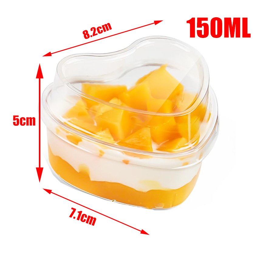 免洗透明慕斯盃