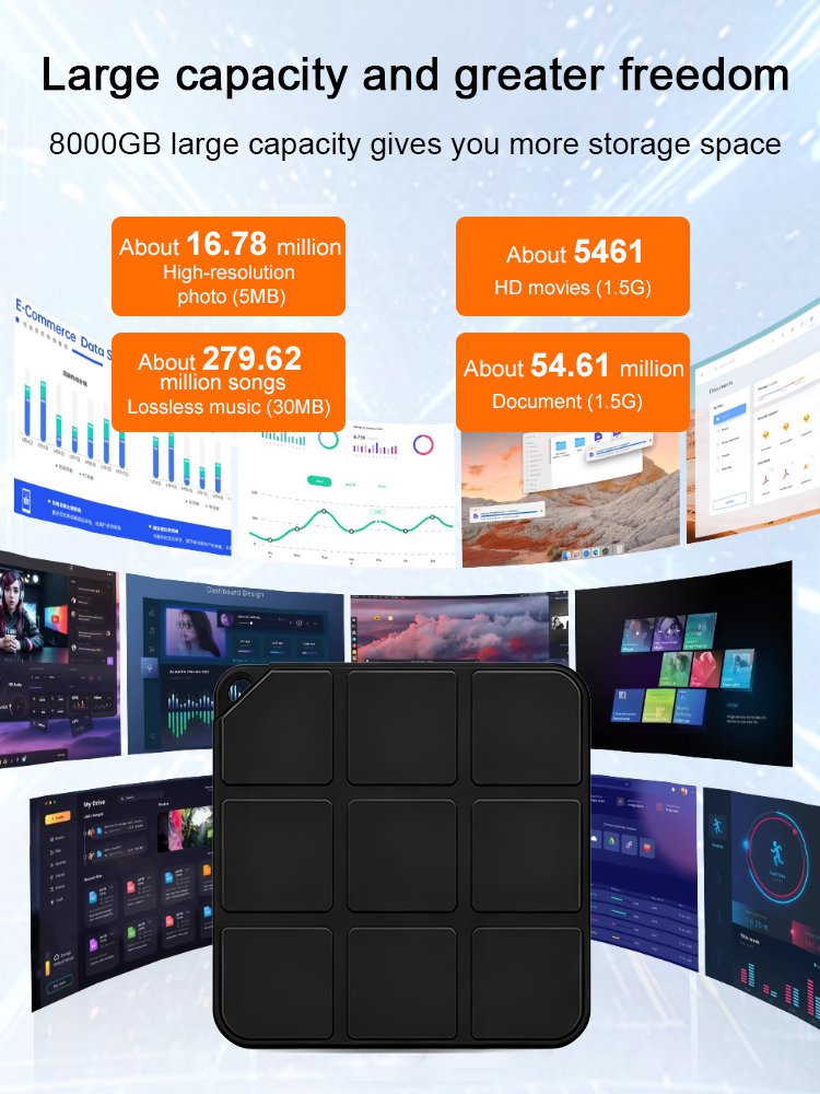 2000MB/s high-speed external mobile expansion solid-state hard drive