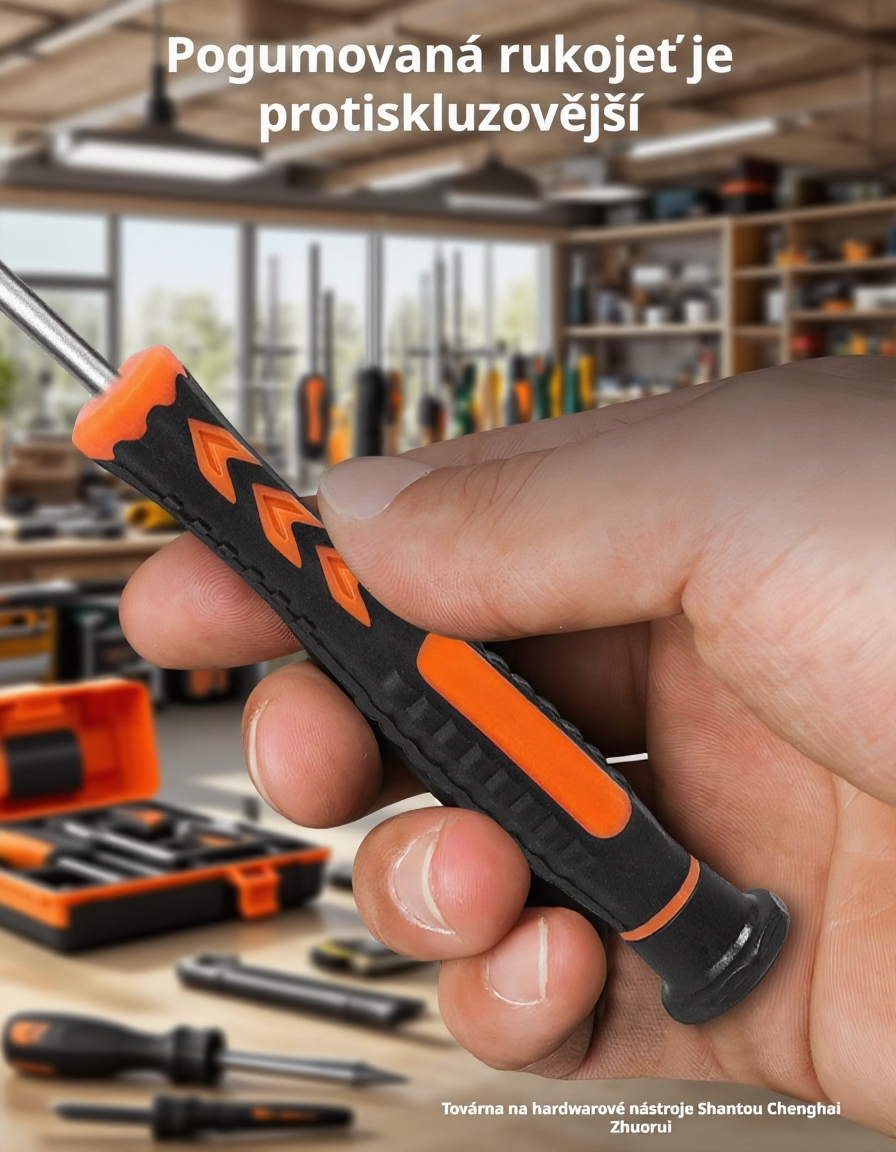 Odolný hvězdicový šroubovák pro jemné práce