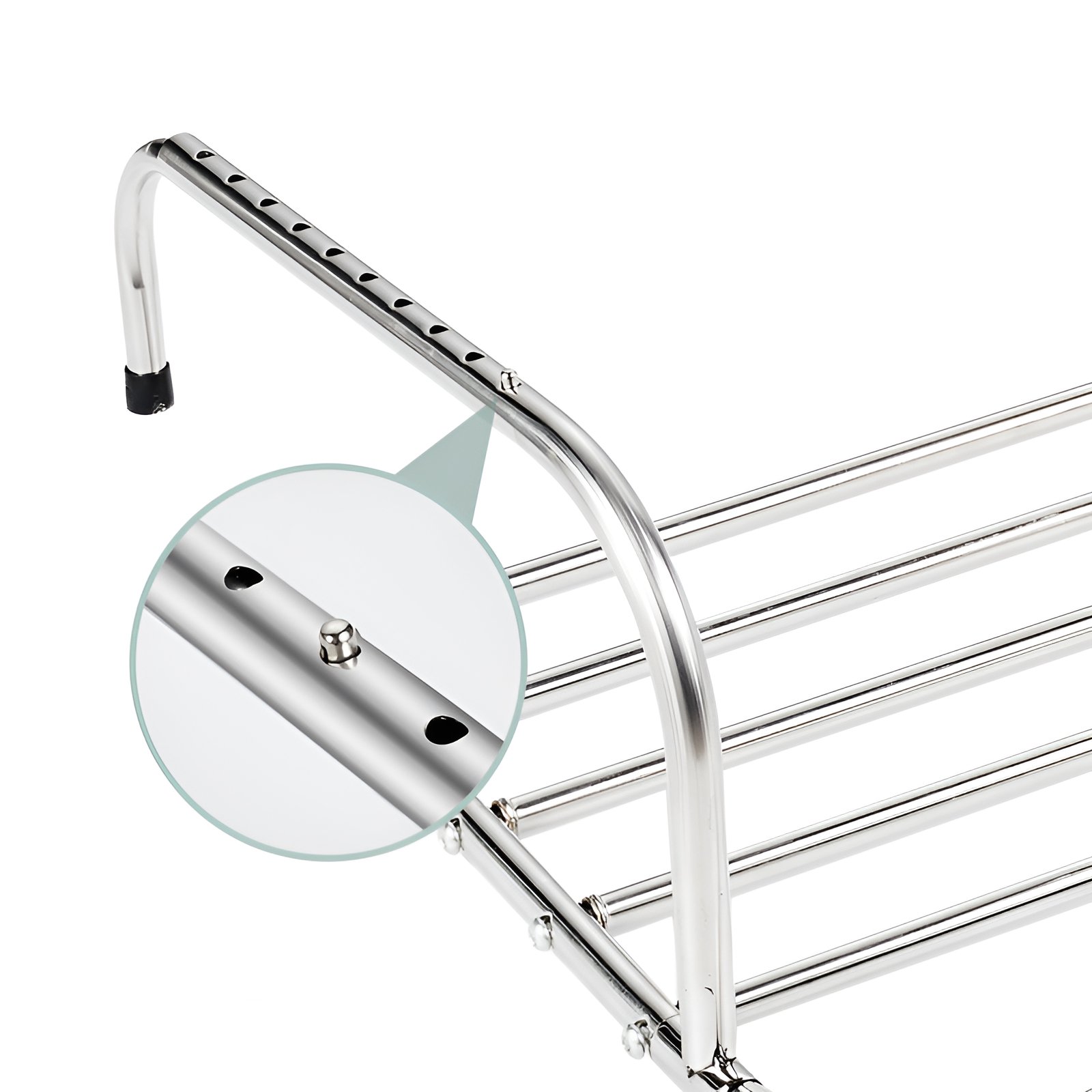 펀치 없는 스테인리스 빨래 건조대