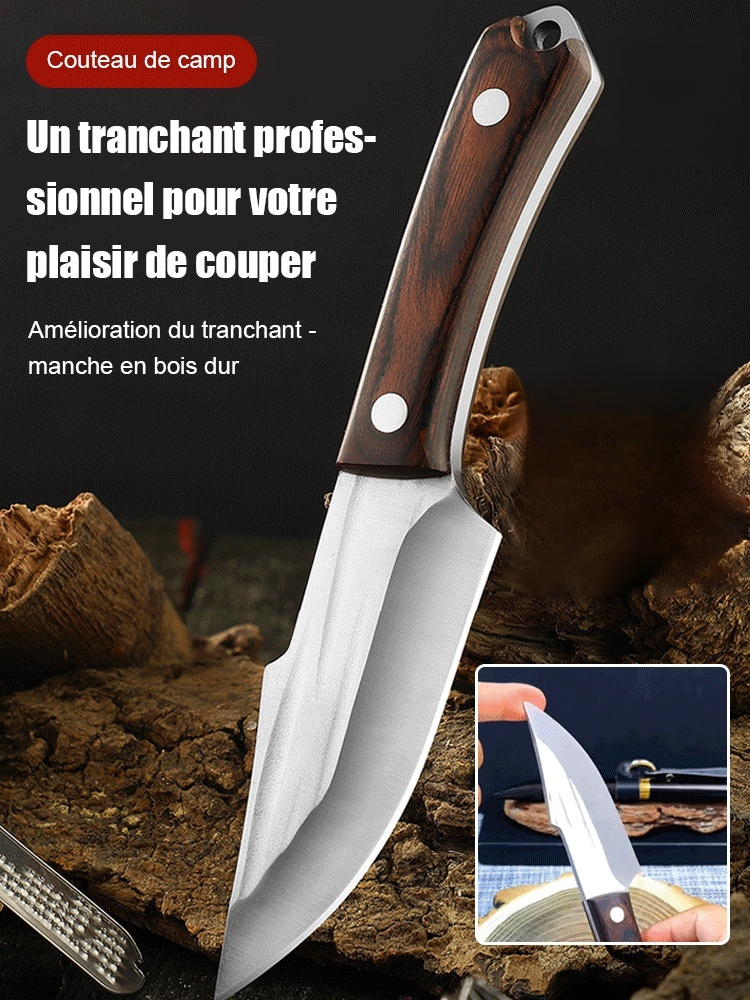 Coussin de camping professionnel en bois d'Edelstahl