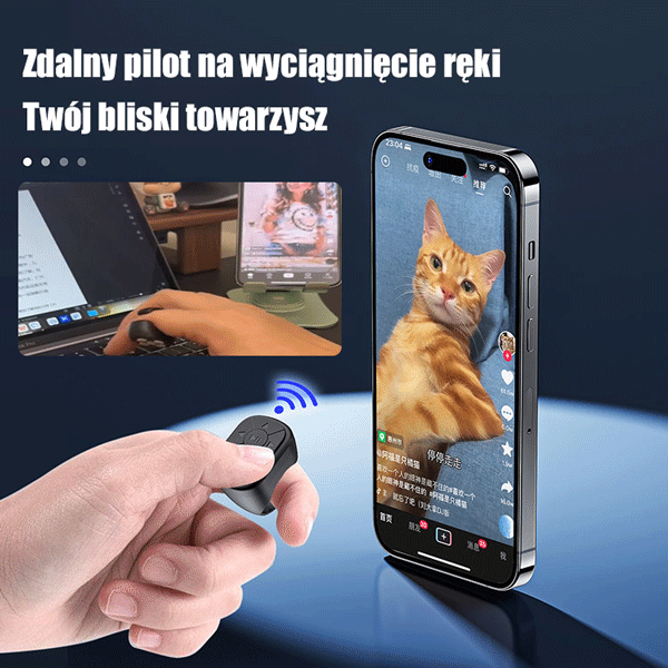 Bezprzewodowy pilot Bluetooth na palec