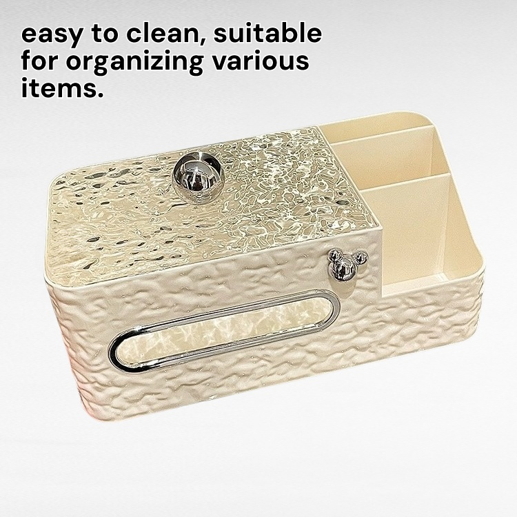 Abs material Tidy box storage box Practicality Large caliber paper dispenser Smooth draw Light luxur