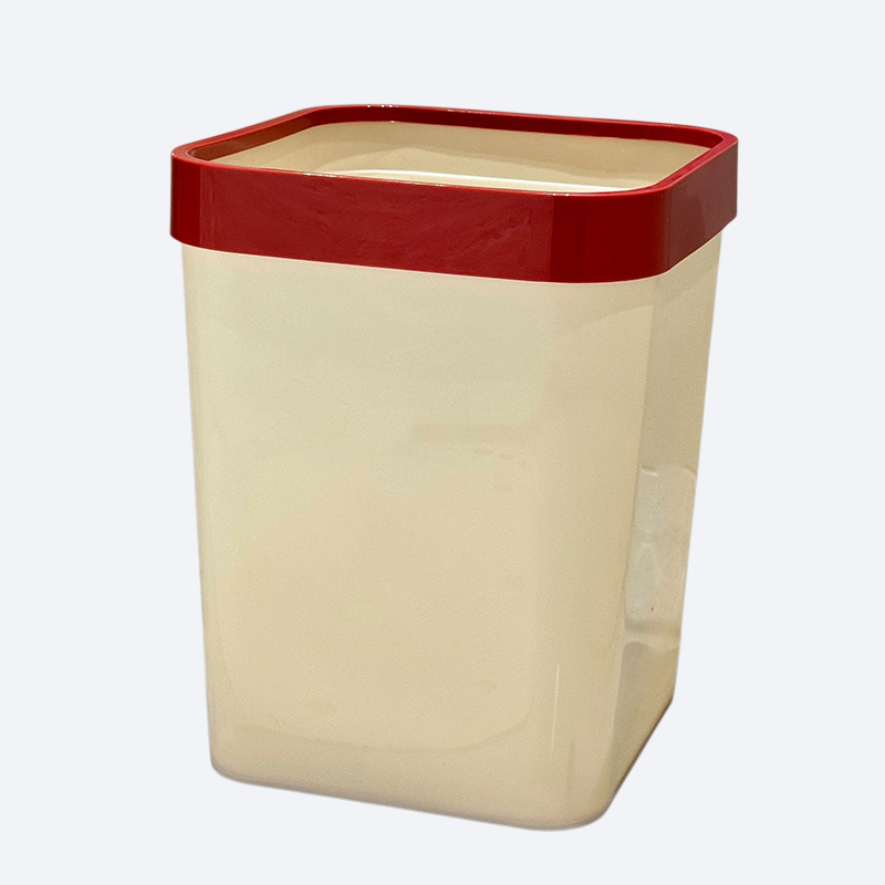 Household large capacity pressure ring open garbage bin