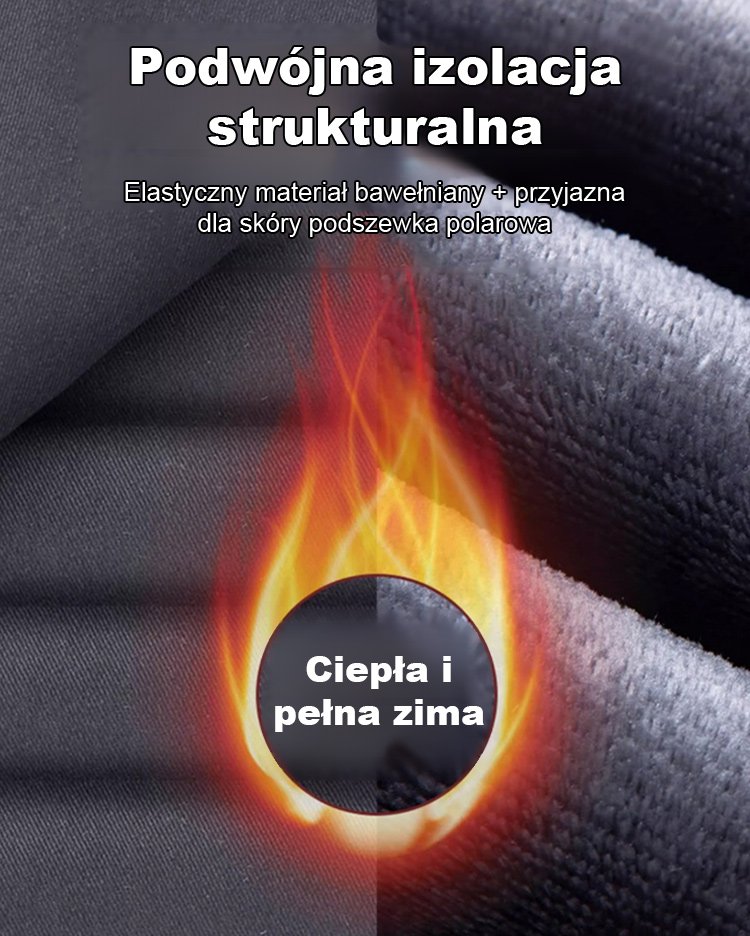 【Ciepło nawet przy -30℃】 Jesienne biznesowe spodnie o prostym kroju