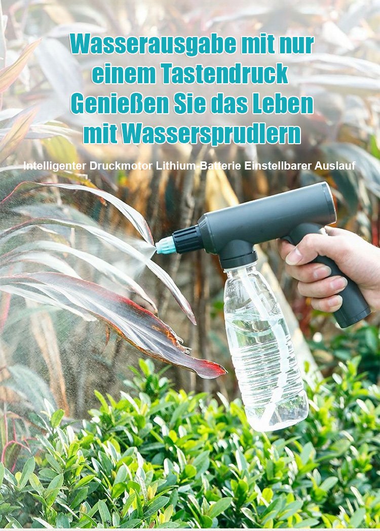 Elektrischer Wassersprüher mit ergonomischem Griff
