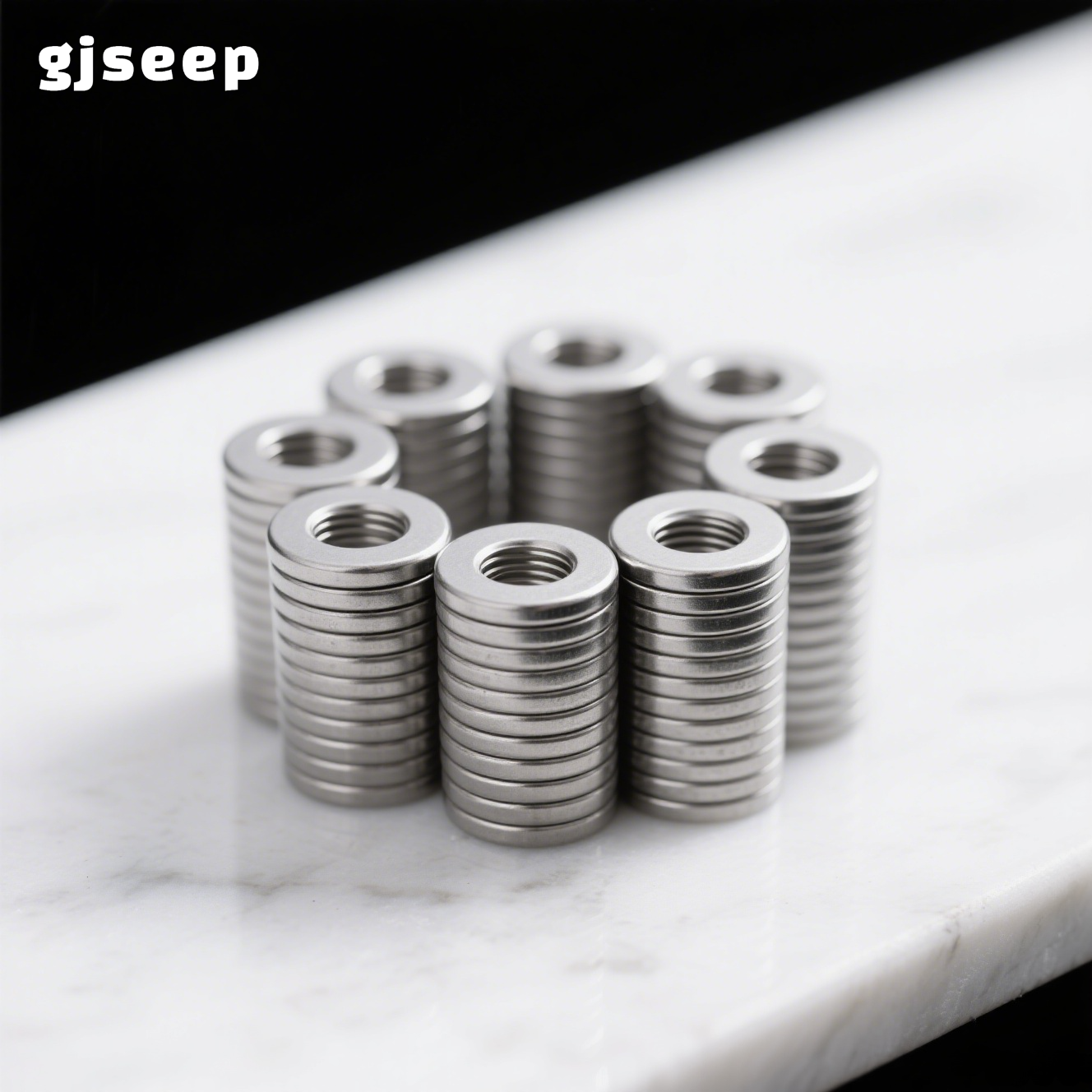 Stainless steel flat washers (500 per box)