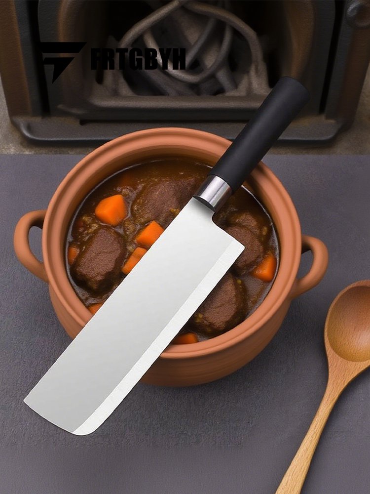 Edelstahlmesser zum Schneiden von Gemüse und Obst zu Hause