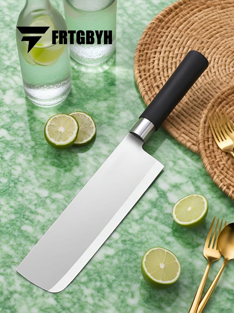 Edelstahlmesser zum Schneiden von Gemüse in der Küche