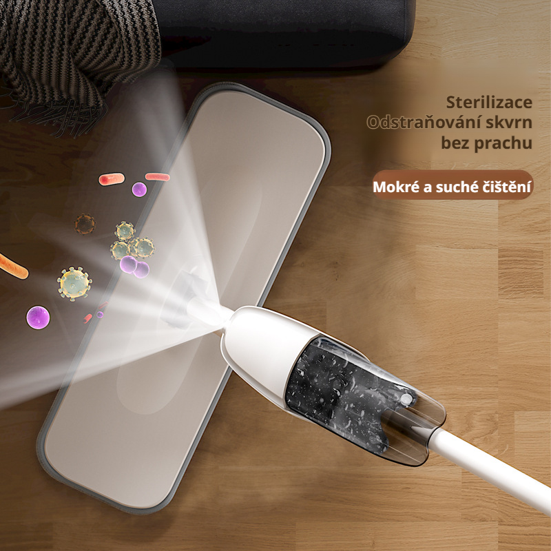 Domácí rozprašovací mop na suché i mokré čištění