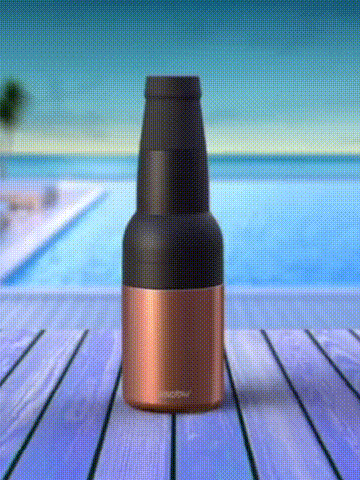 กระติกเก็บความเย็นสแตนเลสมัลติฟังก์ชั่นพร้อมที่เปิดขวด