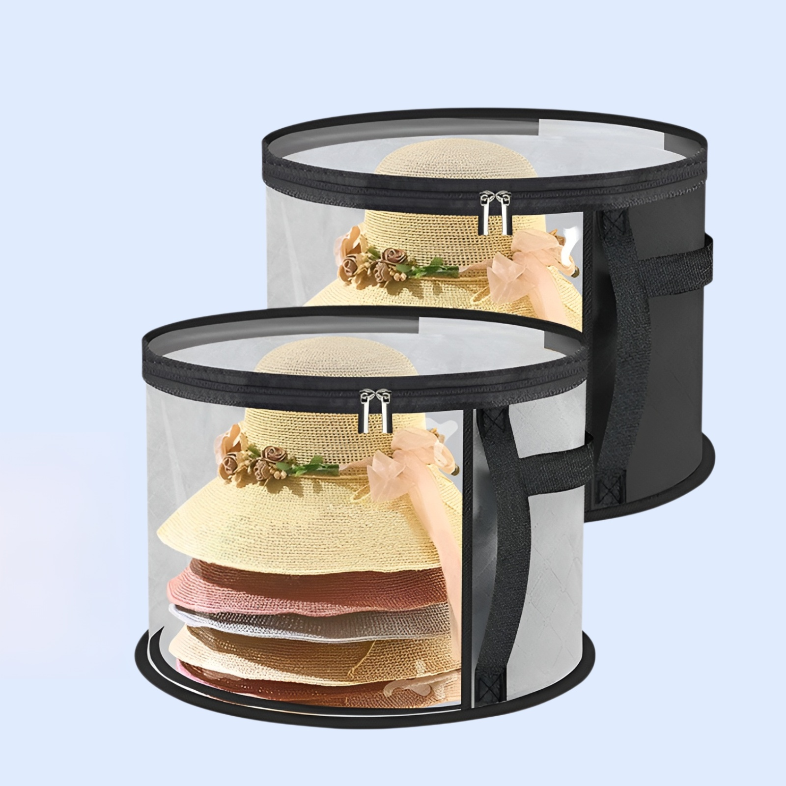 丸型透明収納バケットハット収納バケツ