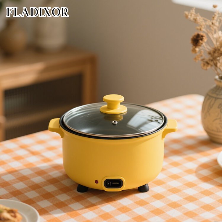 Sartén eléctrica antiadherente moderna para el hogar