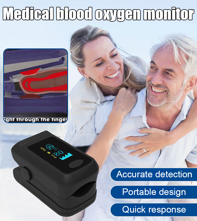 Medical blood oxygen detector