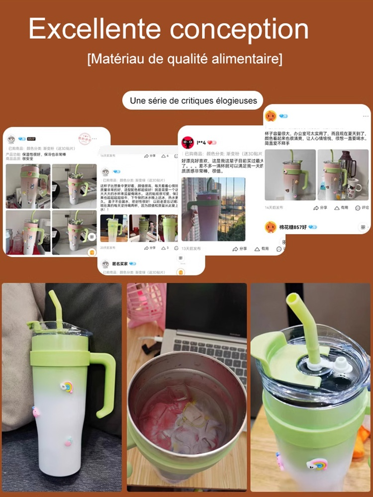 Tasse à glace de grande capacité 