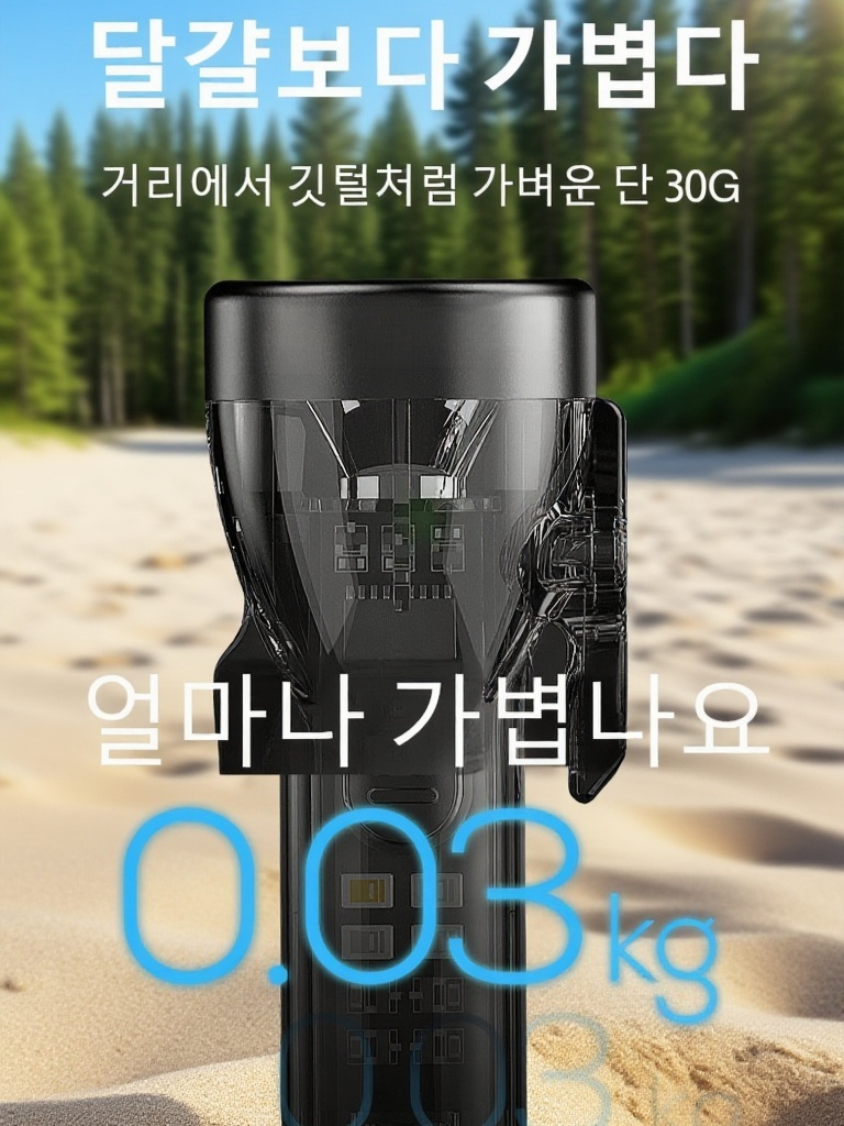 미니 휴대용 키체인 손전등