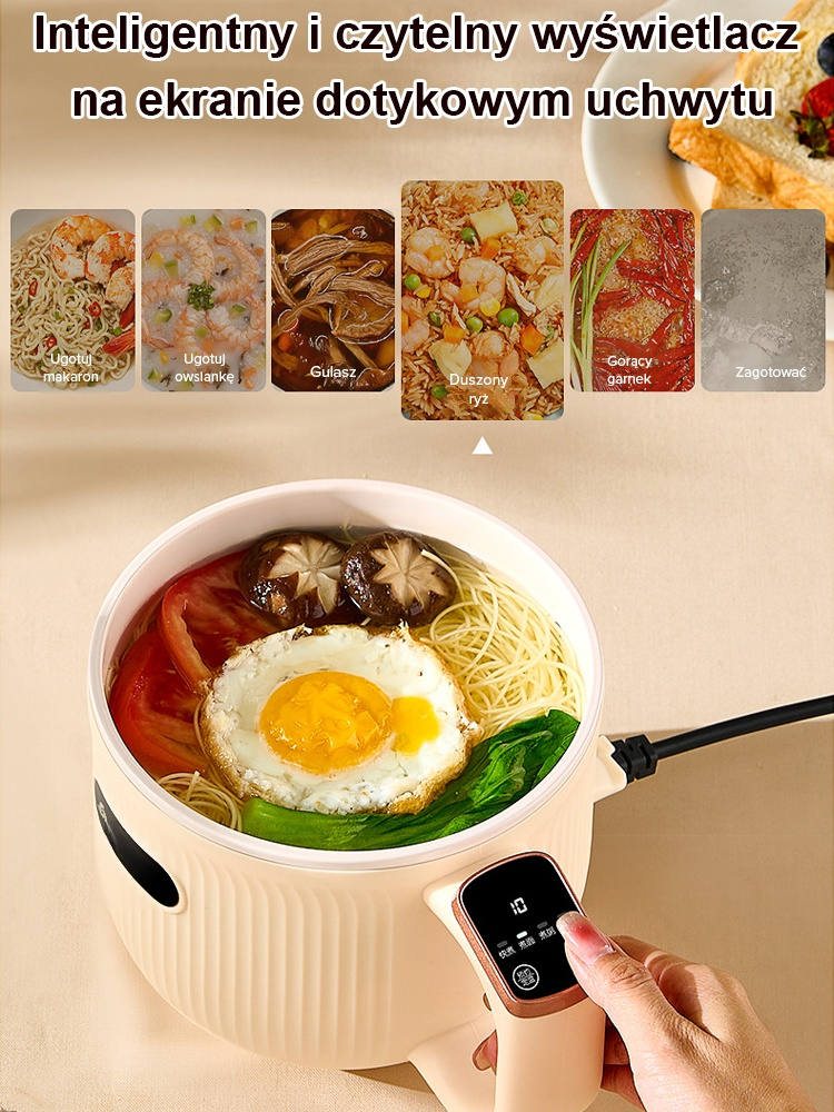 【Wielofunkcyjny garnek elektryczny do gotowania ryżu z funkcją regulacji poziomu cukru】