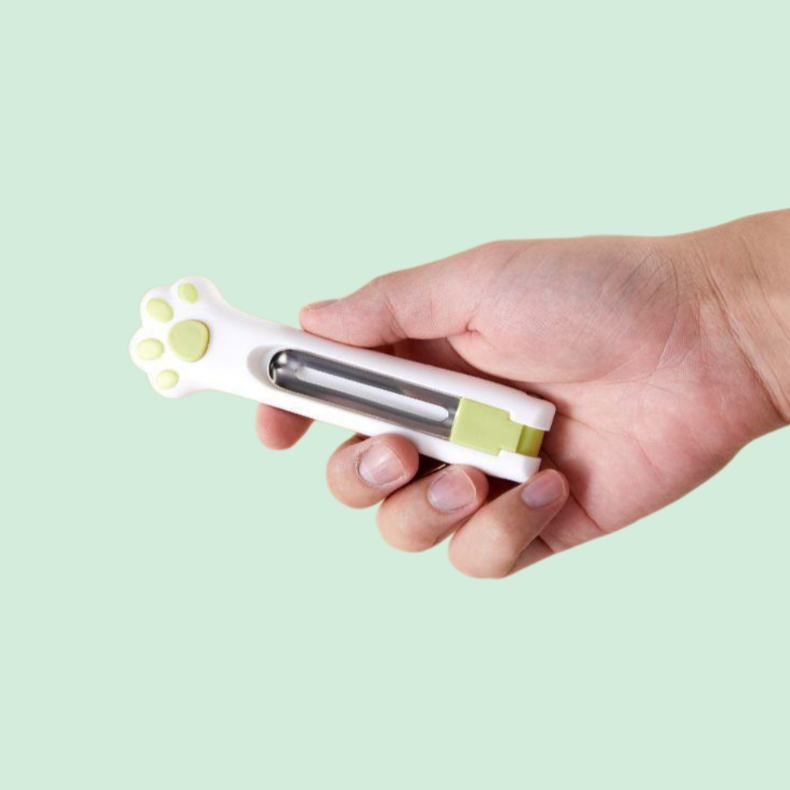 2-in-1多機能携帯用フルーツナイフ