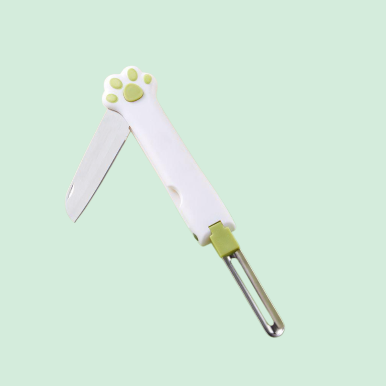 2-in-1多機能携帯用フルーツナイフ